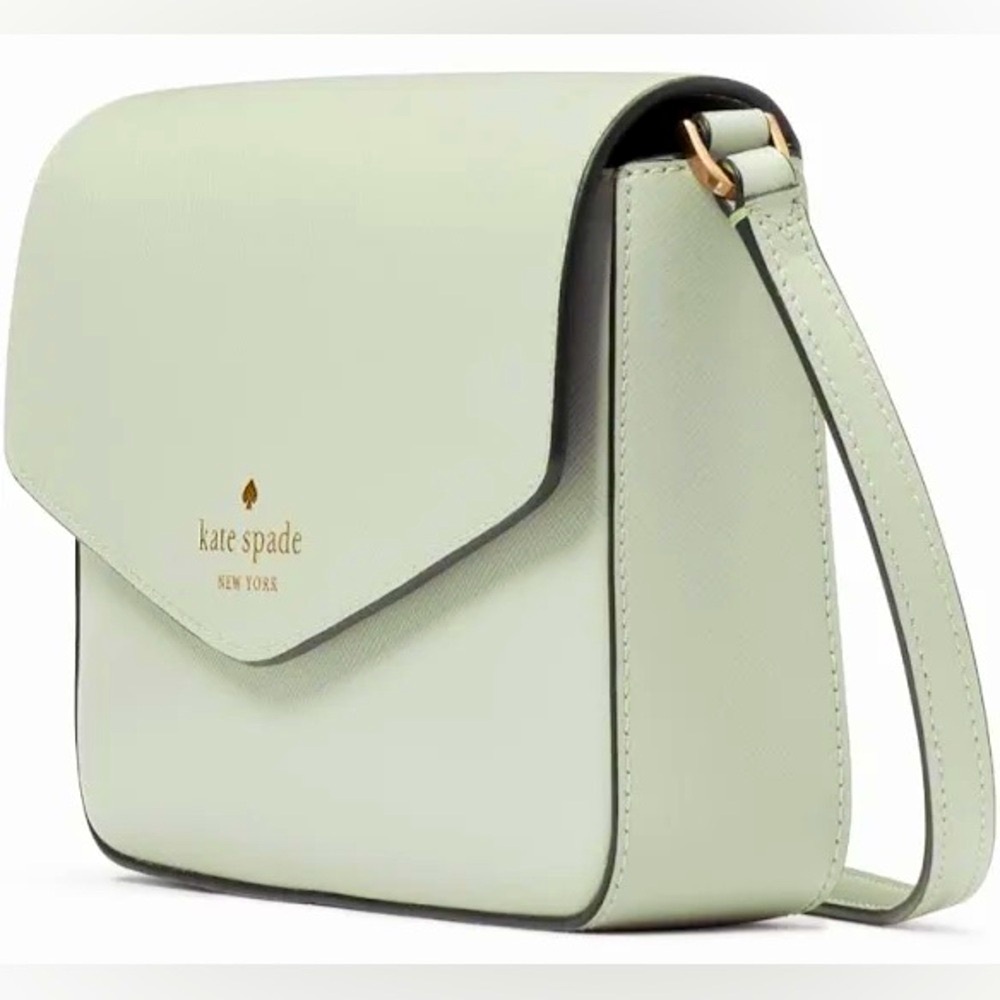 💚 NWT! Kate Spade Sadie Envelope Light Olive Crossbody